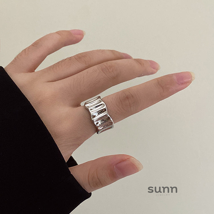 Zenaida Retro Silver Ring Set [DVT8QHO8]