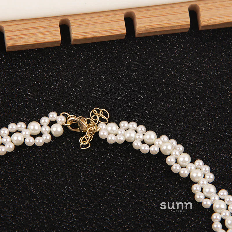 Zendaya Layered Pearl Choker