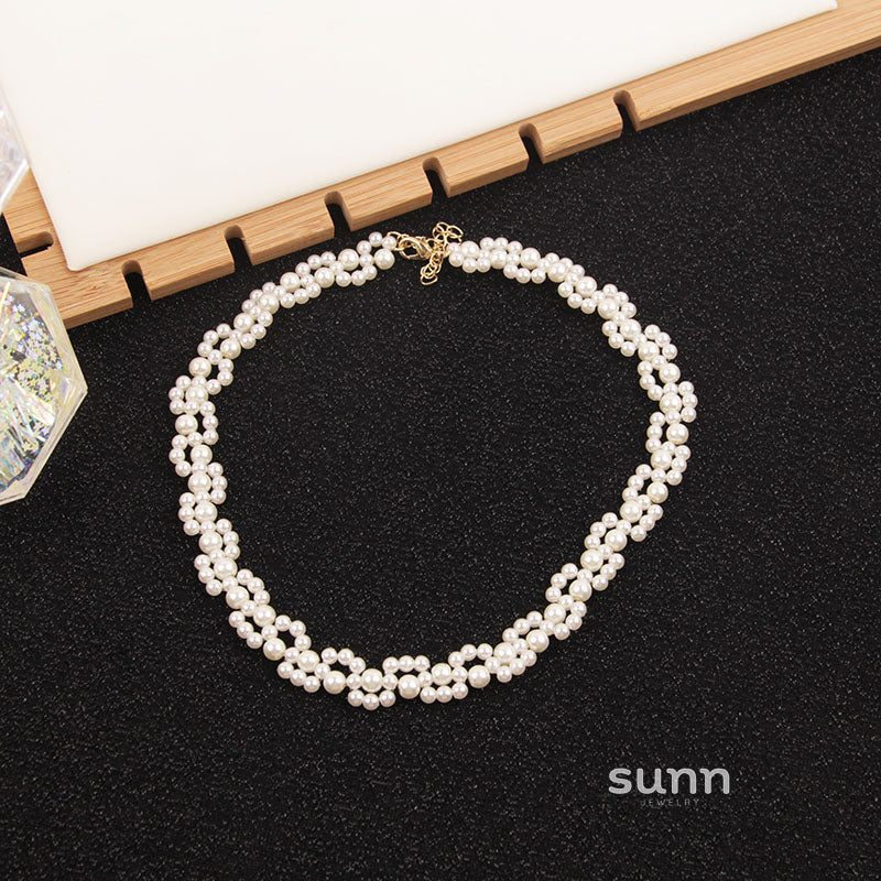 Zendaya Layered Pearl Choker
