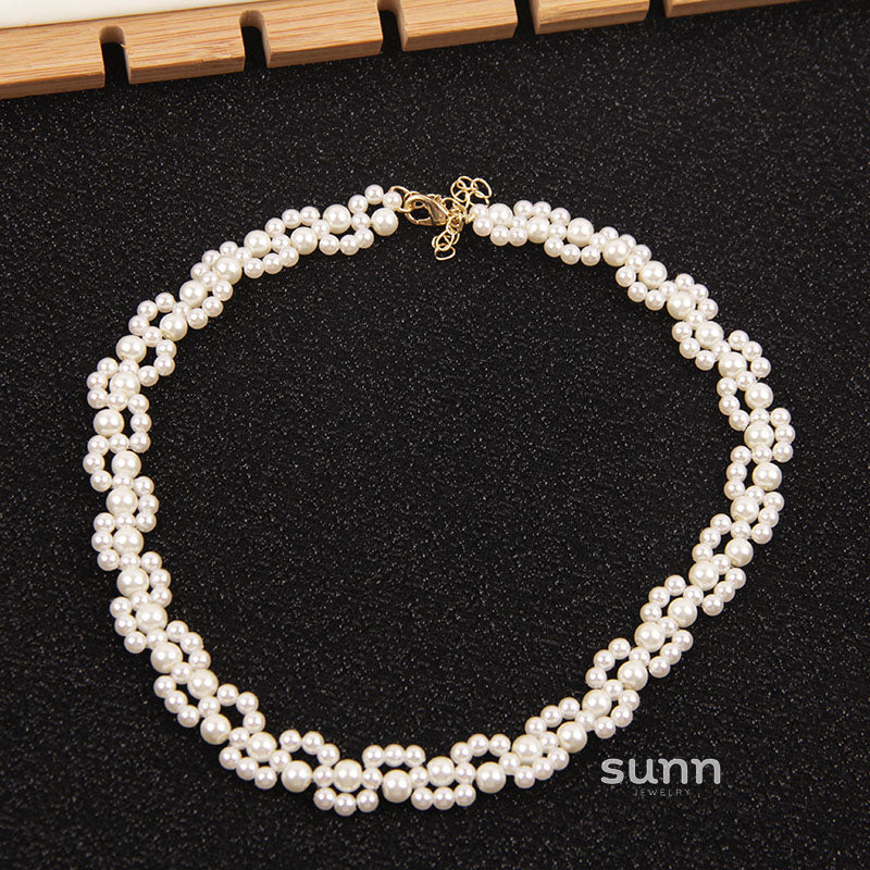 Zendaya Layered Pearl Choker