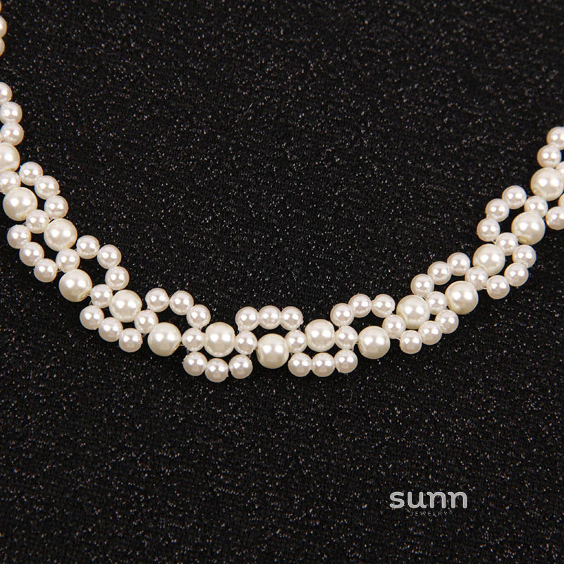Zendaya Layered Pearl Choker