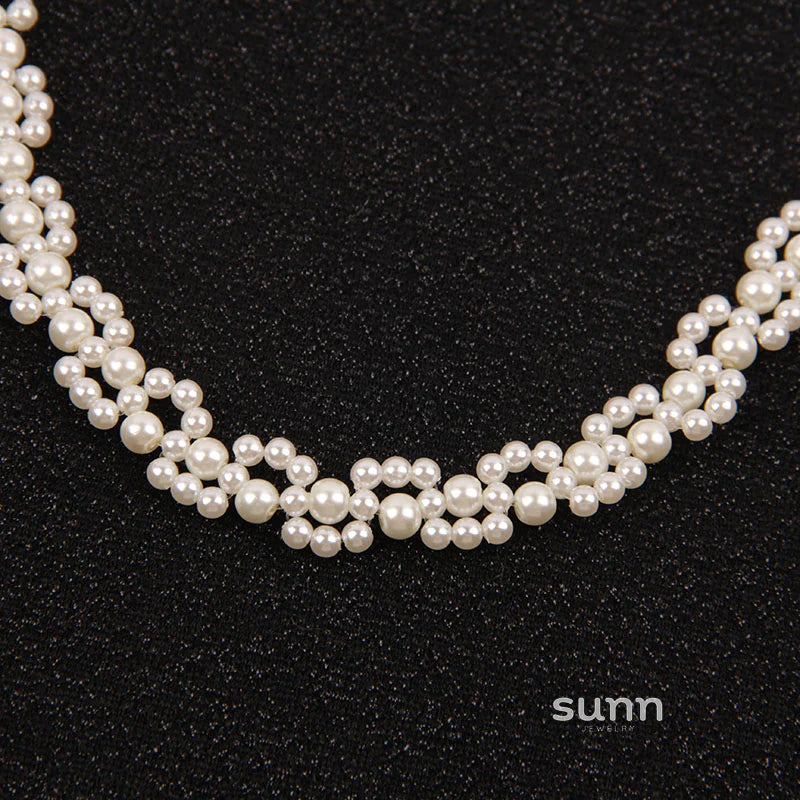 Zendaya Layered Pearl Choker