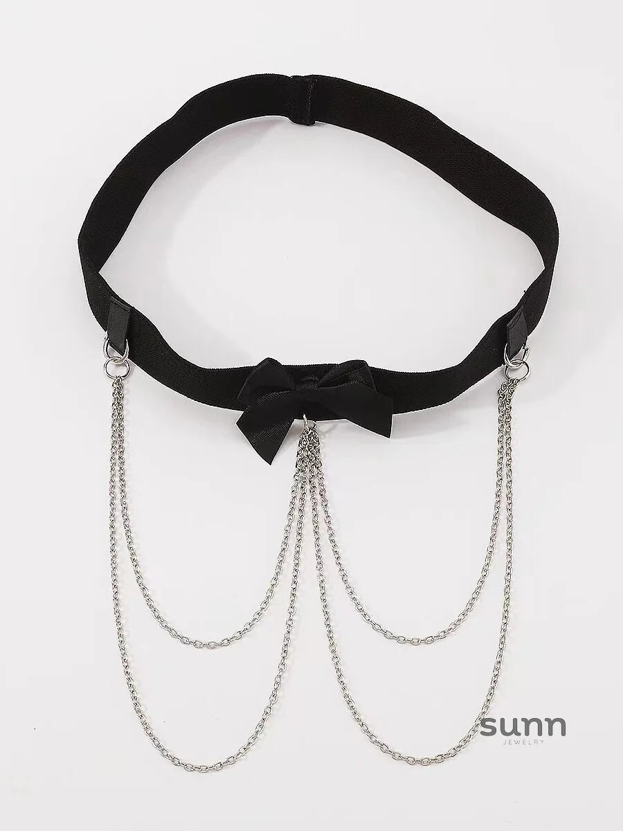 Zendayah Bow Lace Thigh Garter
