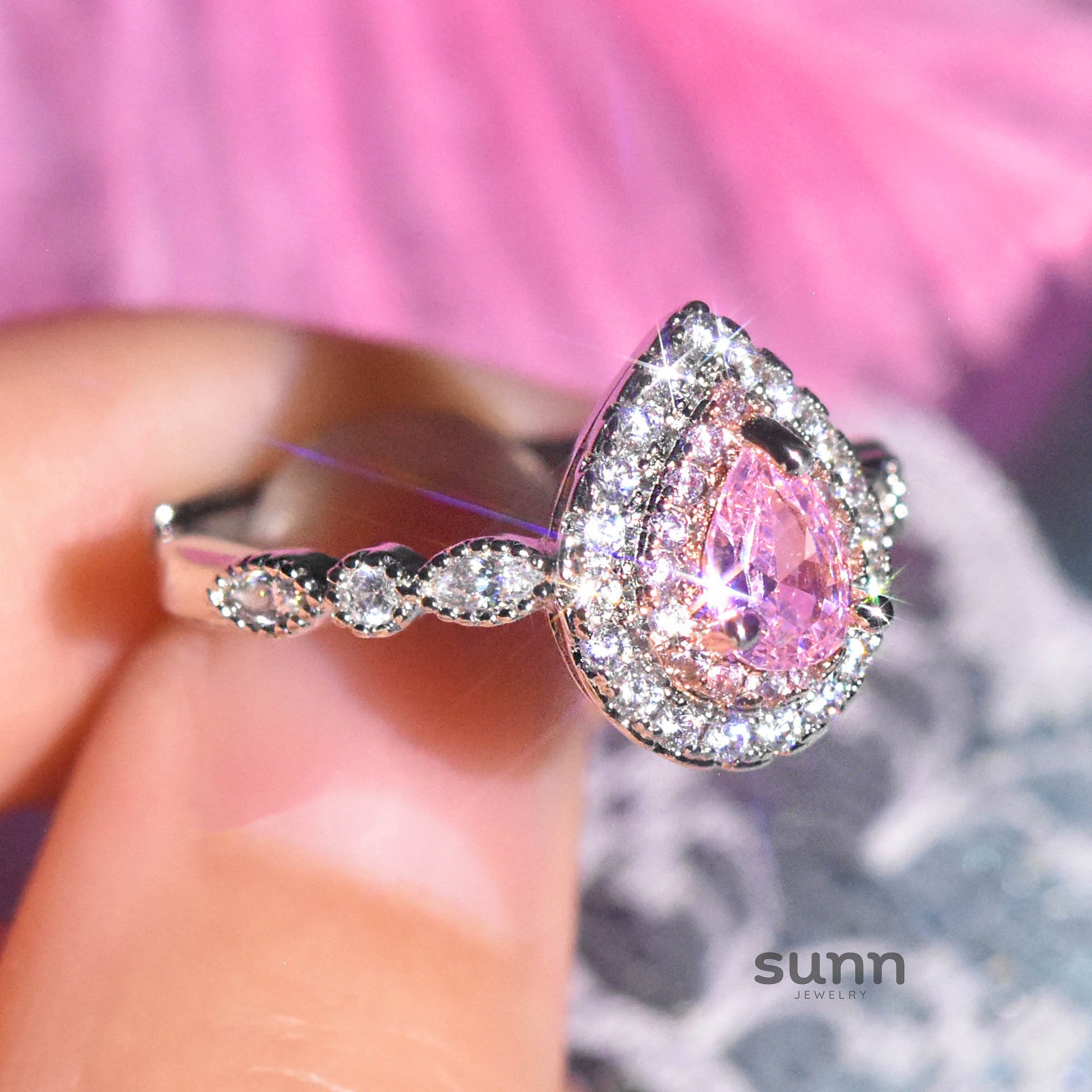 Ziana Pink Diamond Ring [X7YYAM0L]