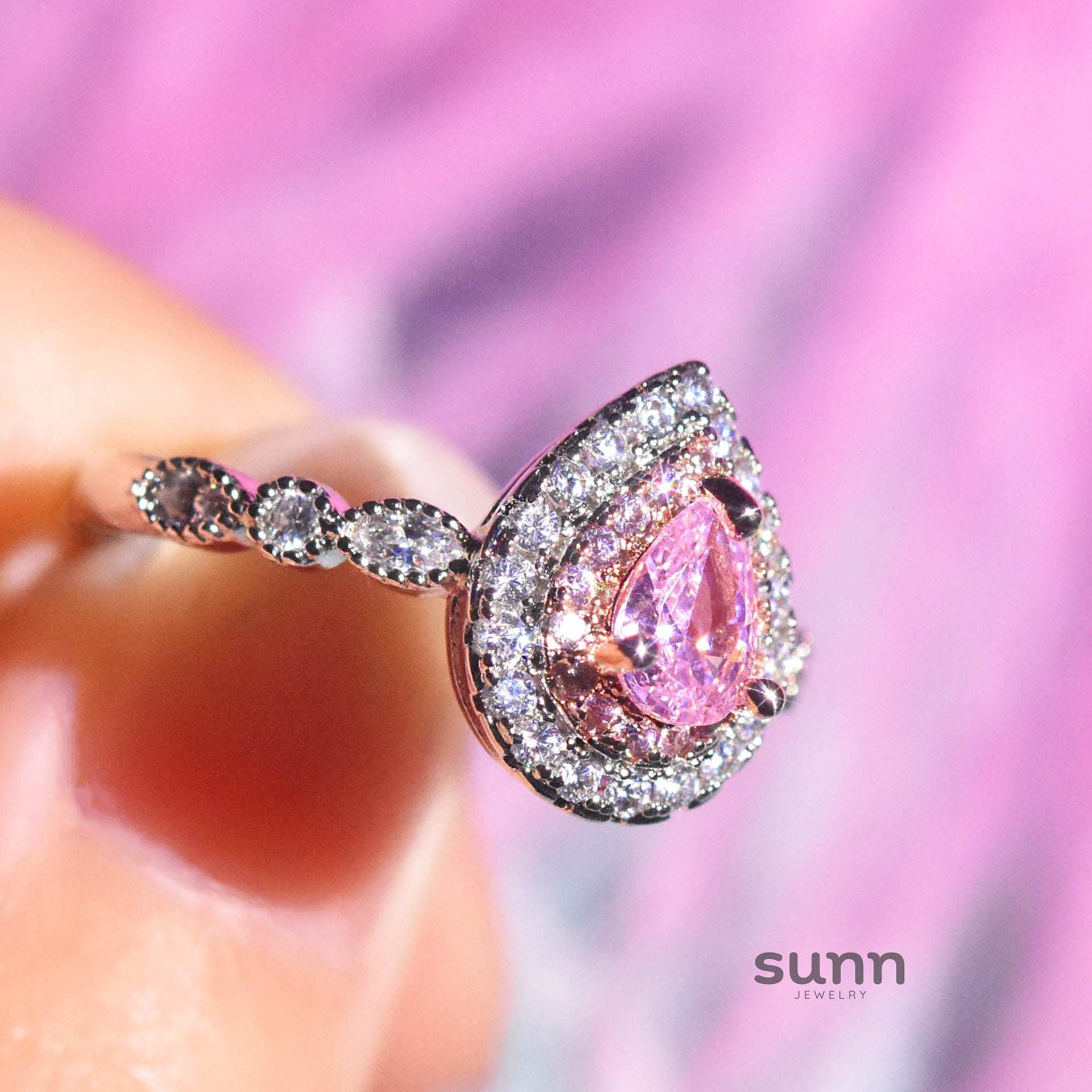 Ziana Pink Diamond Ring [16CC68ZM]