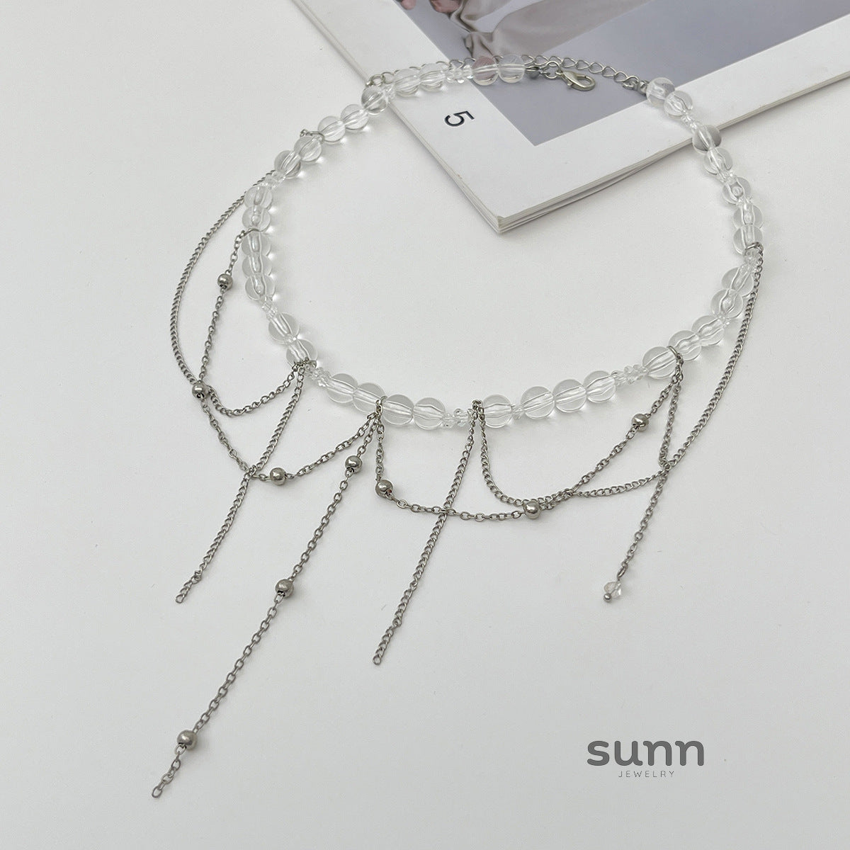 Ziona Layered Tassel Necklace [XT7TYWAY]