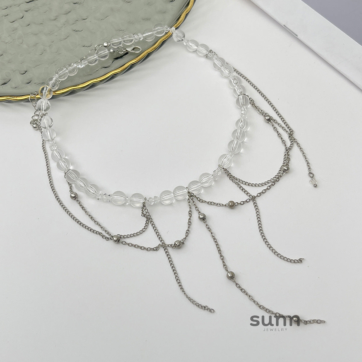 Ziona Layered Tassel Necklace [RQ7JV9CF]