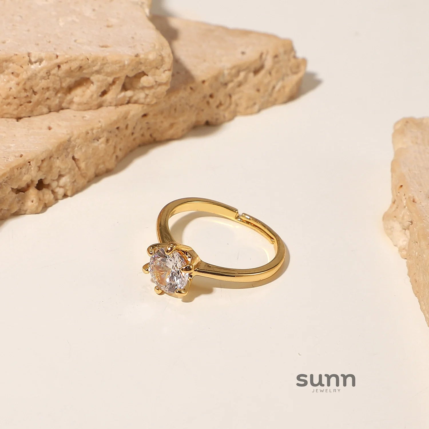 Zivah Six-Prong Solitaire Ring