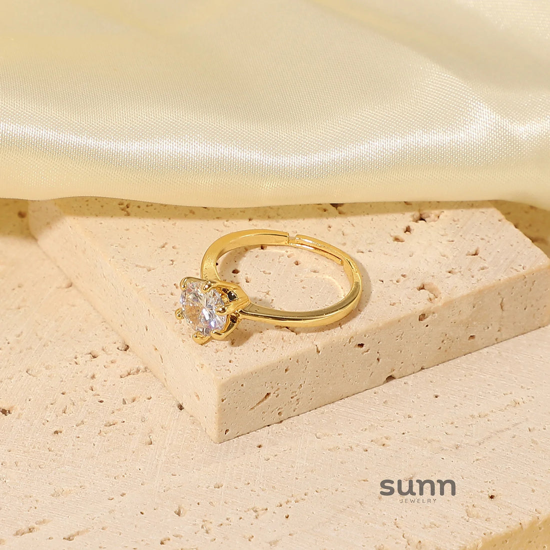 Zivah Six-Prong Solitaire Ring