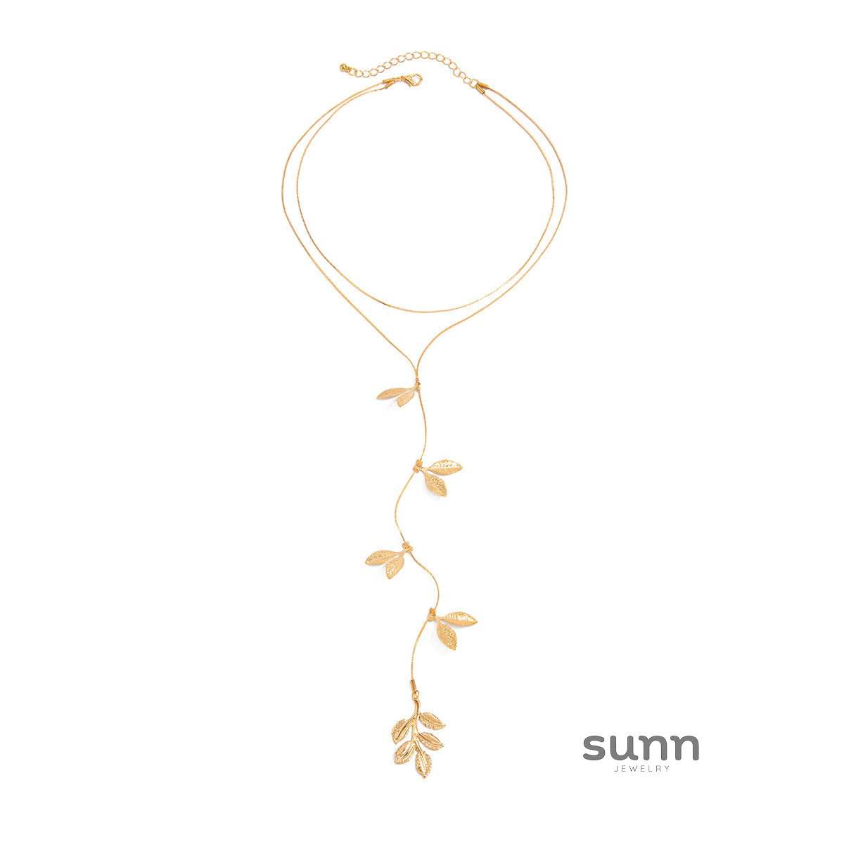 Ziya Tassel Leaf Necklace [KWP63FGV]