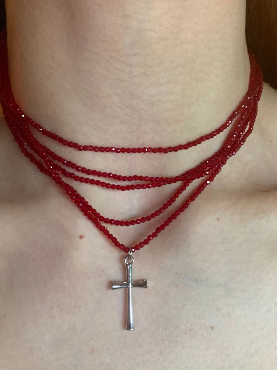 Zoha Multi-Layered Cross Choker [O14RJDIZ]