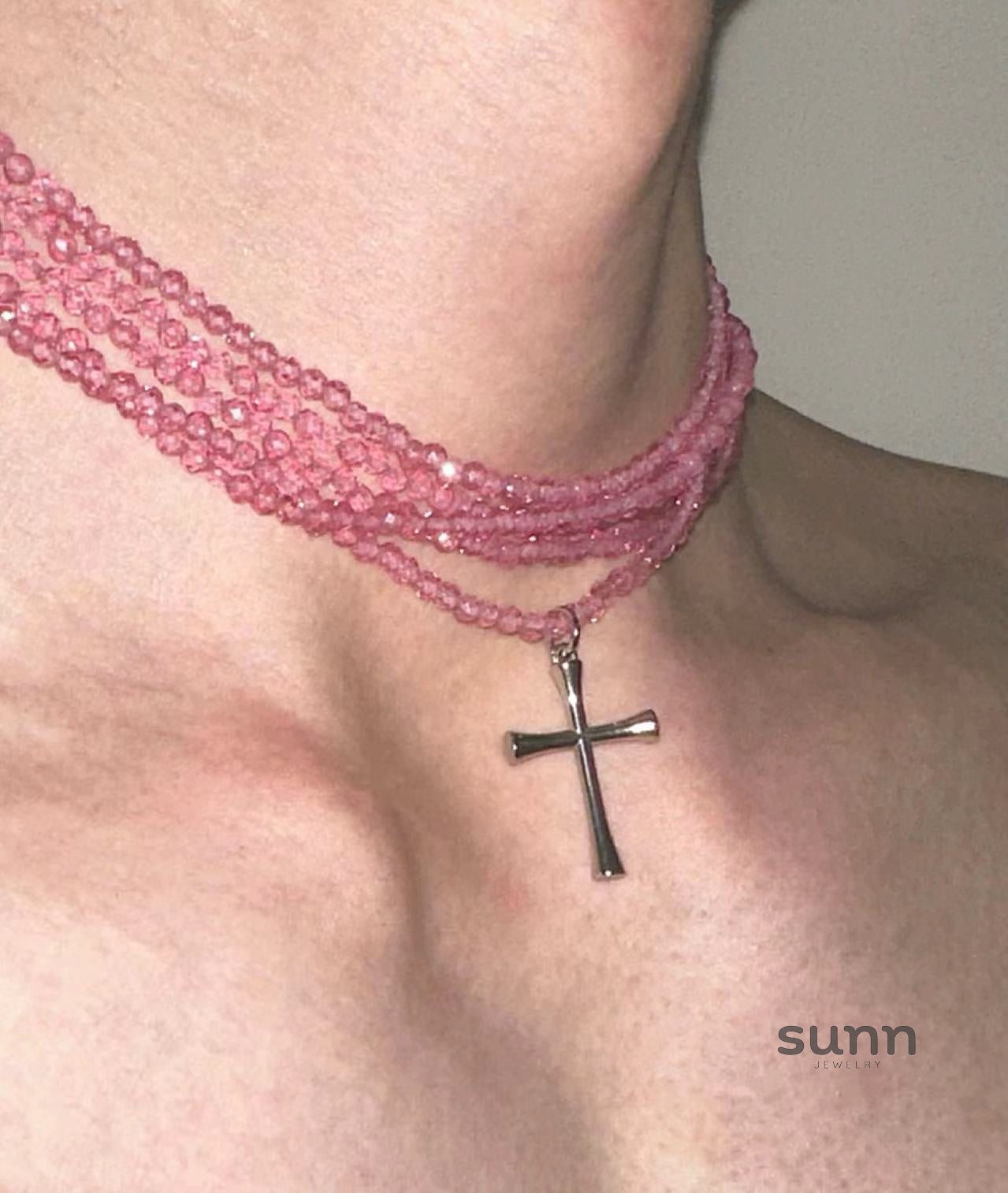 Zoha Multi-Layered Cross Choker [1QS99YLD]