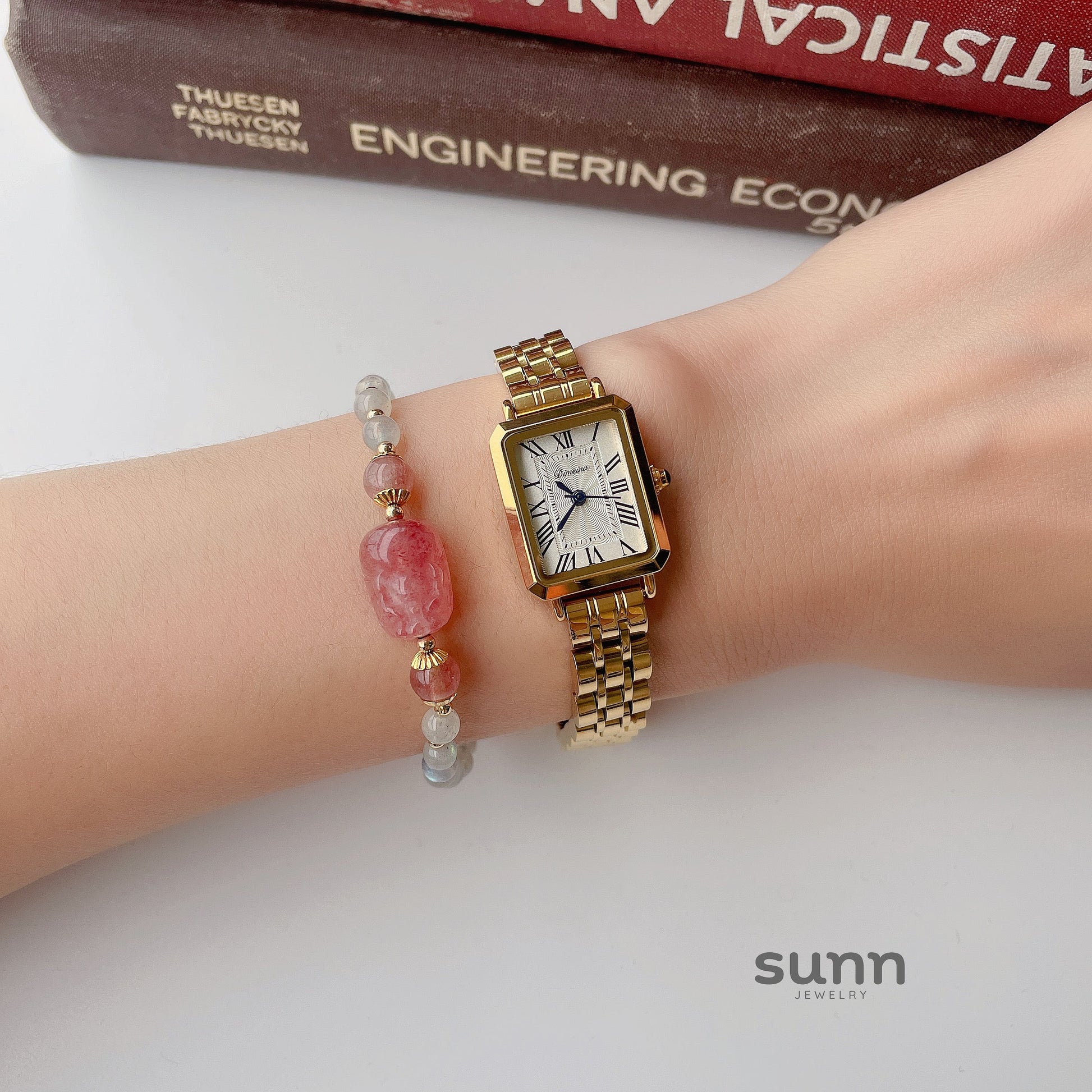 Zoha Roman Numeral Square Watch