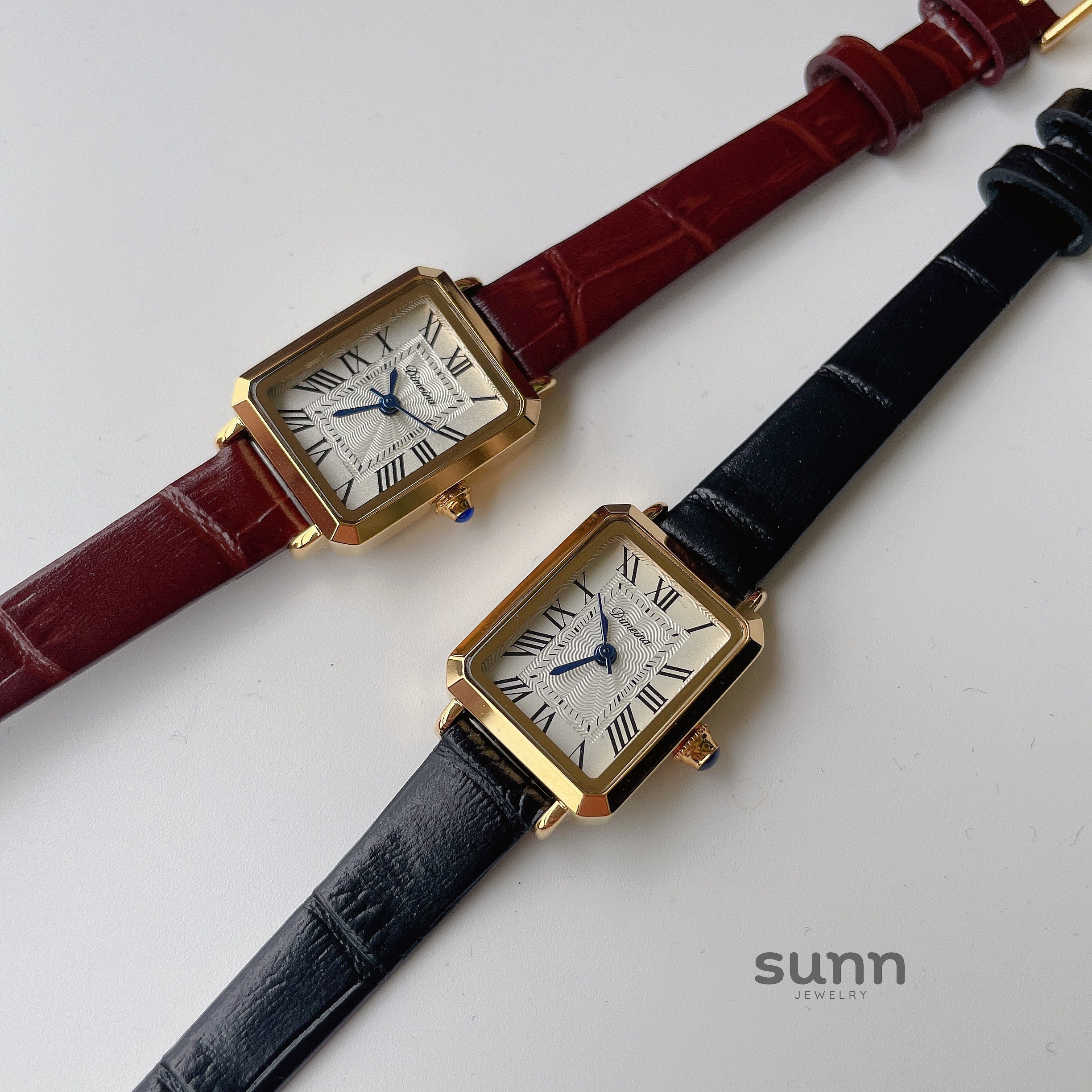 Zoha Roman Numeral Square Watch
