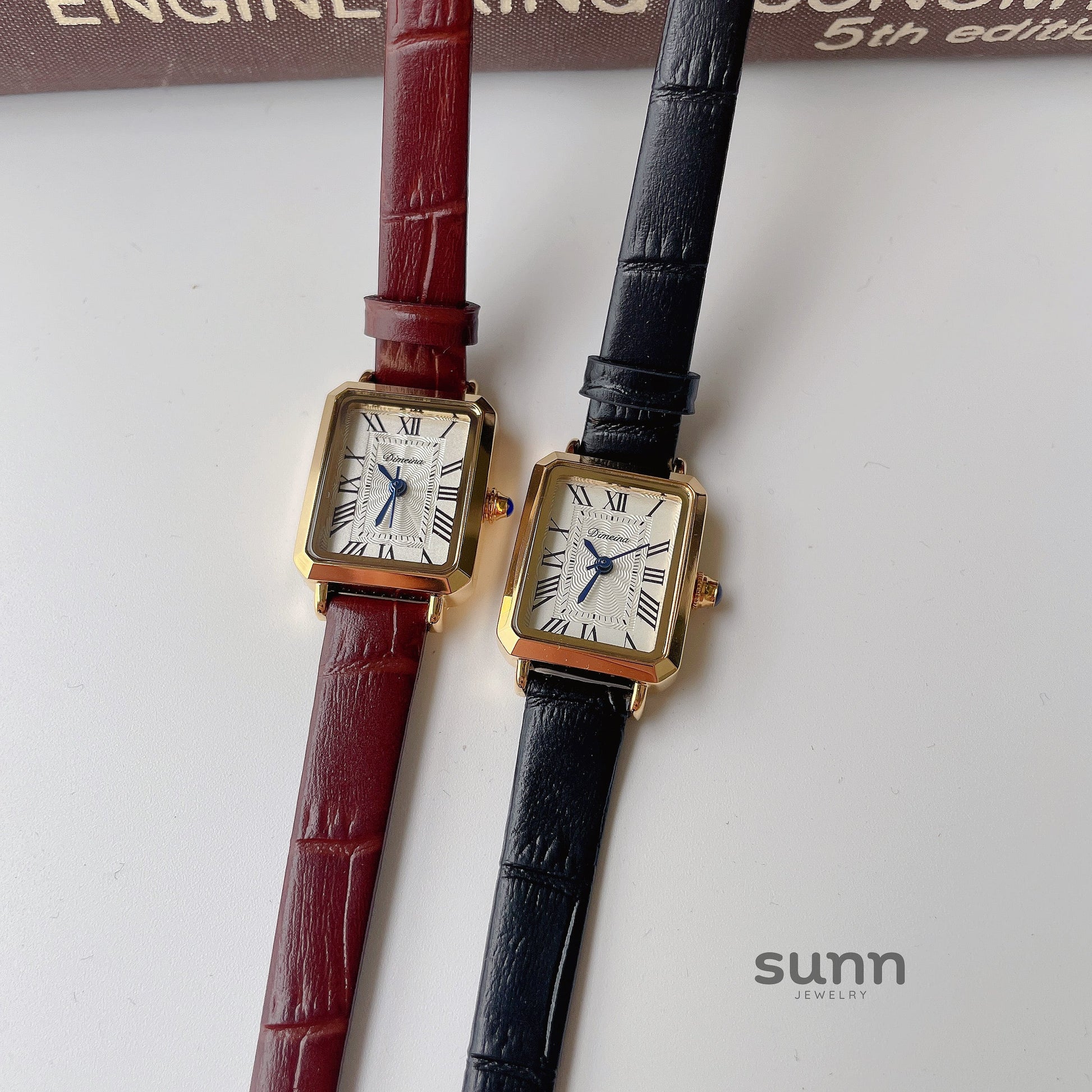 Zoha Roman Numeral Square Watch