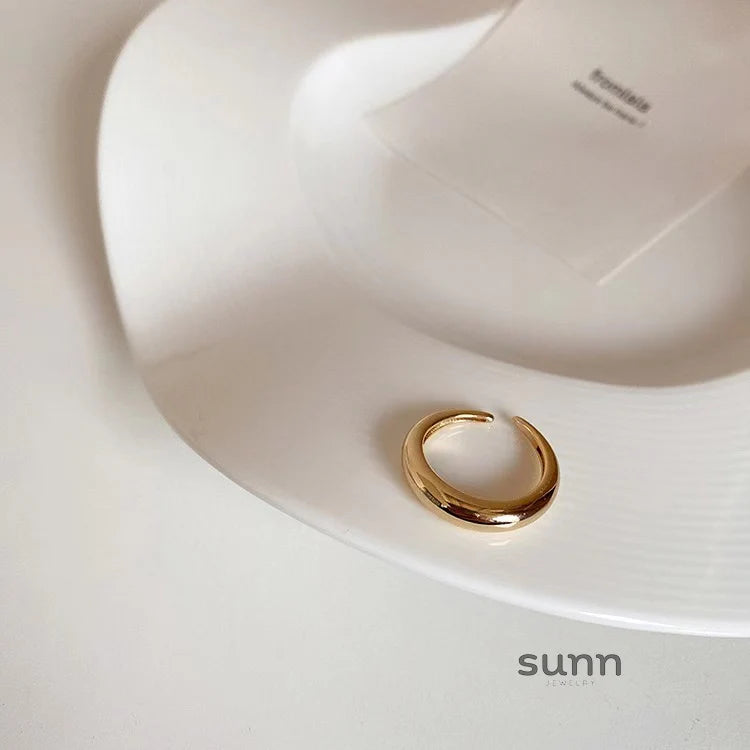 Zoi Polished Stackable Rings