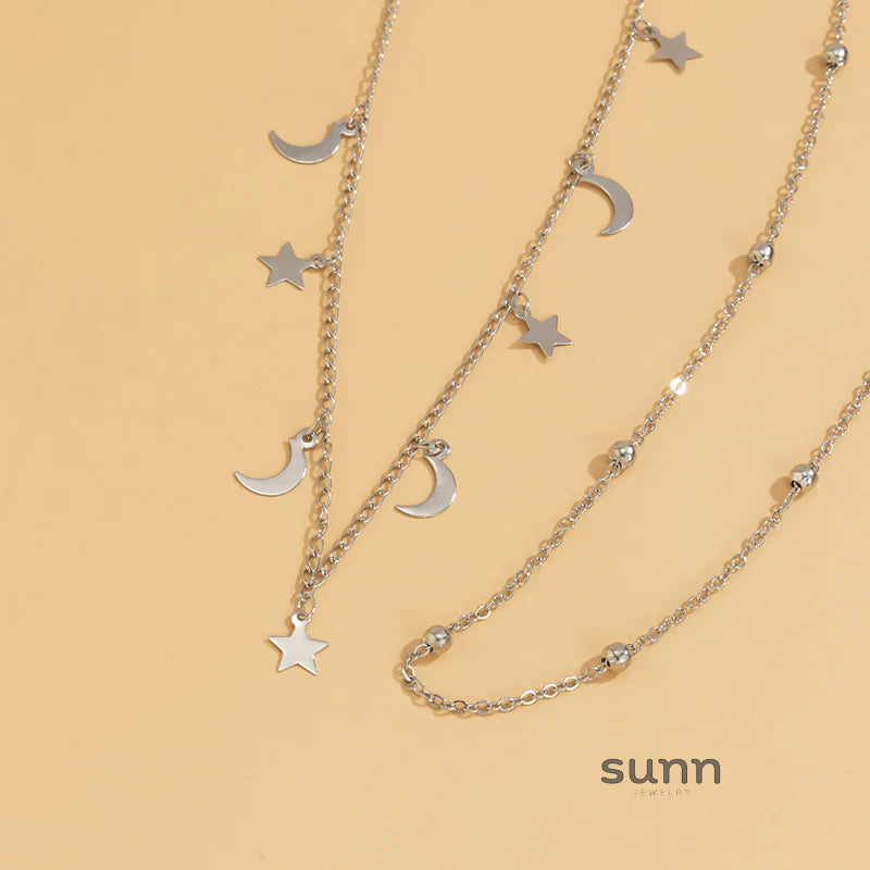 Zooey Celestial Layered Necklace