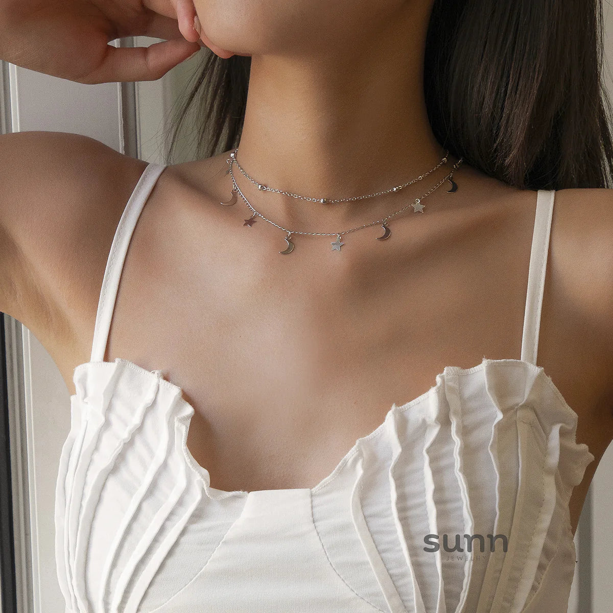 Zooey Celestial Layered Necklace