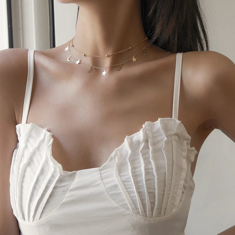 Zooey Celestial Layered Necklace