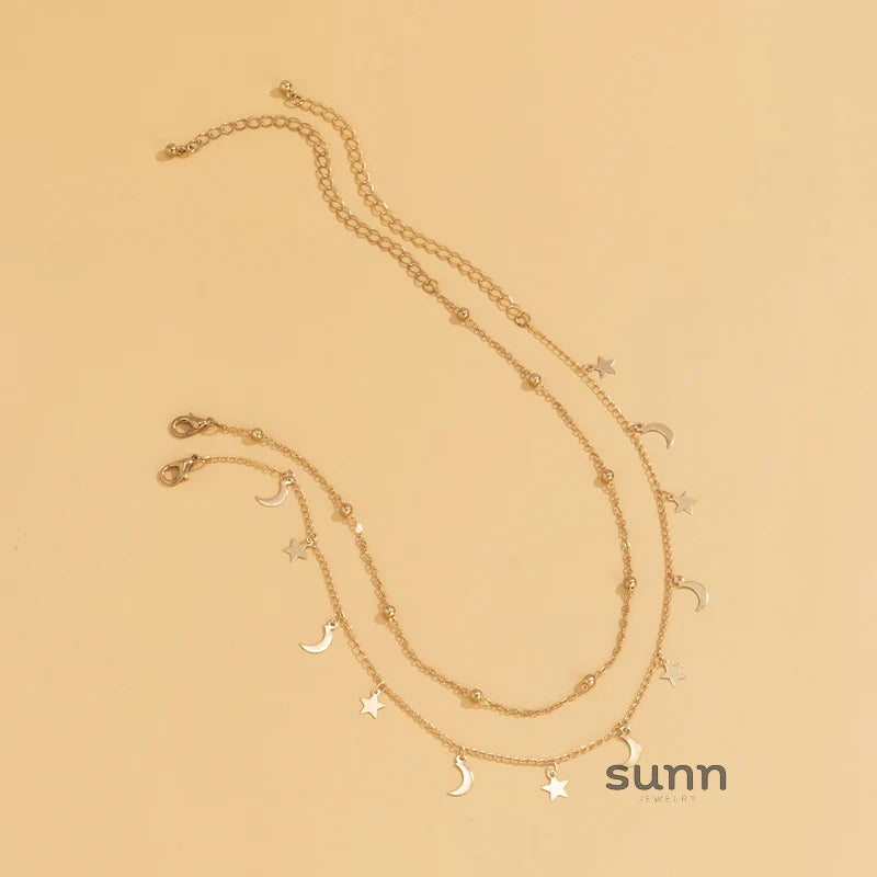 Zooey Celestial Layered Necklace