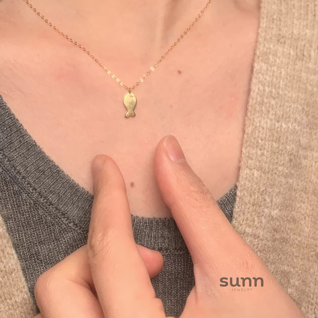 Zoriah Celestial Fish Necklace