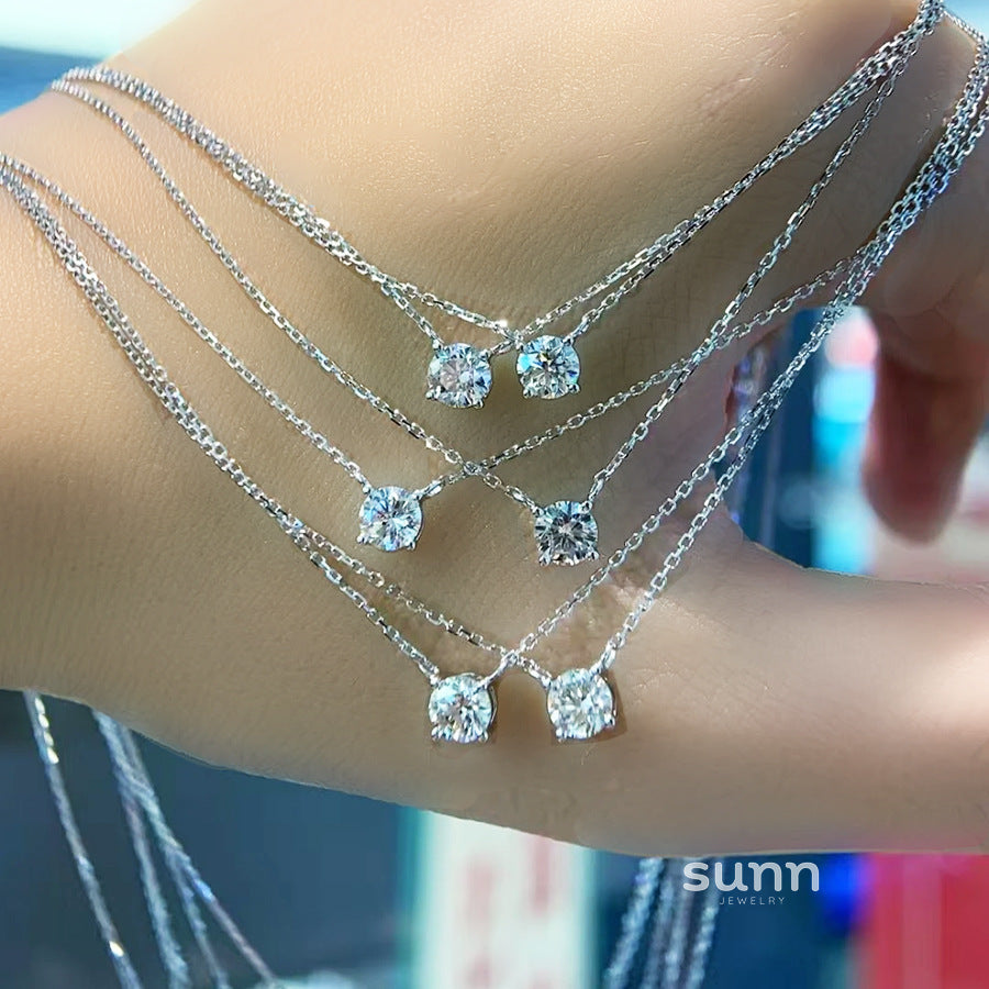 Zulay Solitaire Pendant Necklace [AEL8SK8Z]