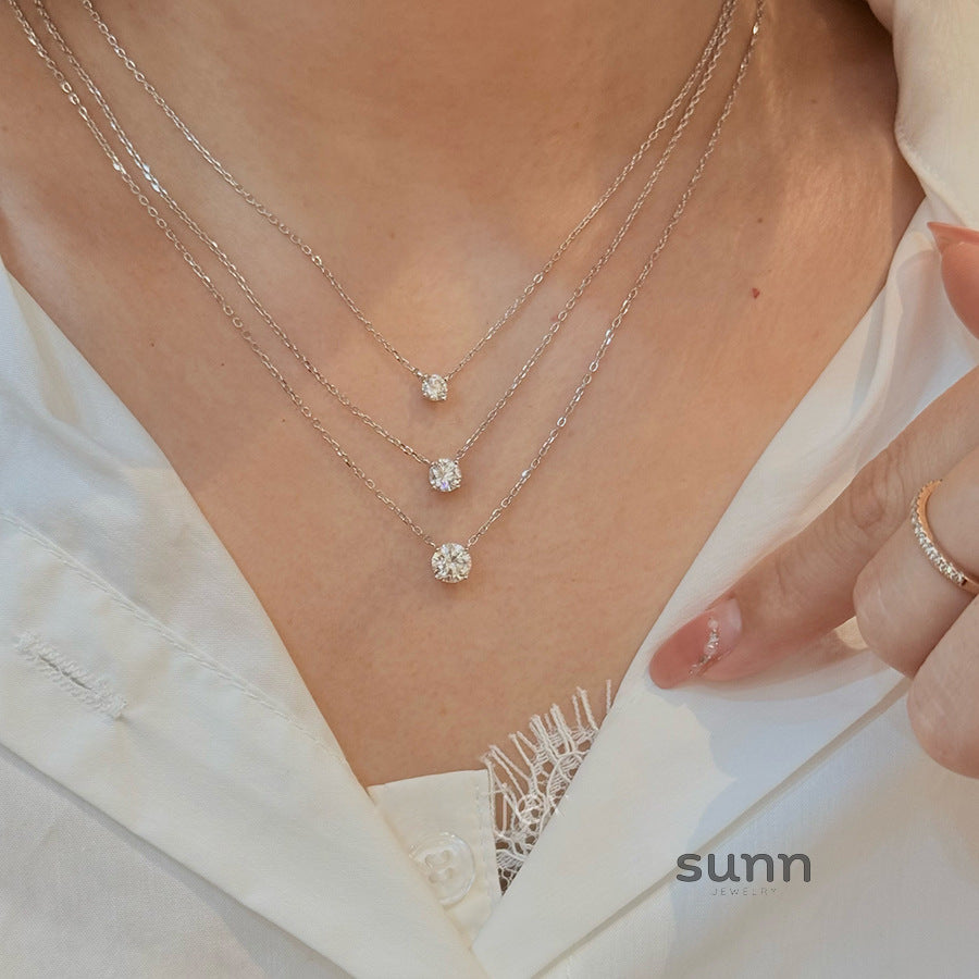 Zulay Solitaire Pendant Necklace [5KJZPGTP]