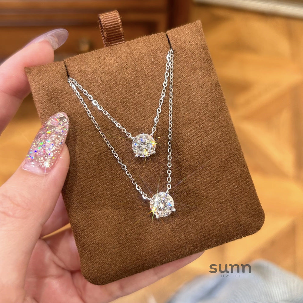 Zulay Solitaire Pendant Necklace [LRGE63H9]
