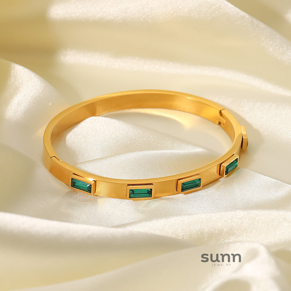 Zuleyka Zircon Inlaid Bracelet [WUHFNN9P]
