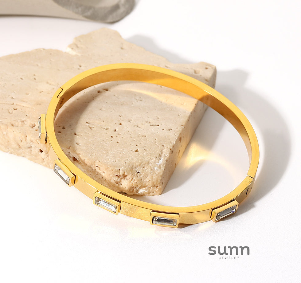 Zuleyka Zircon Inlaid Bracelet [YVFDJ6H1]