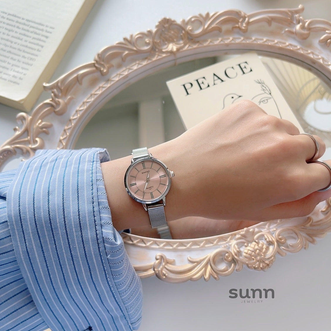 Zyanna Steel Quartz Watch [R8GETF24]
