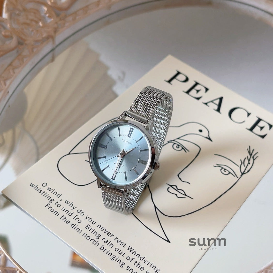 Zyanna Steel Quartz Watch [5EKZE7SW]