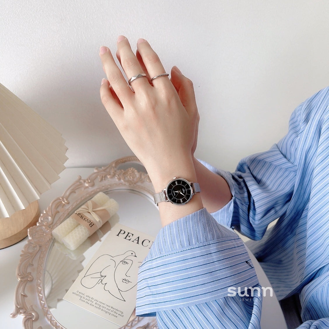 Zyanna Steel Quartz Watch [MZN8T7F2]