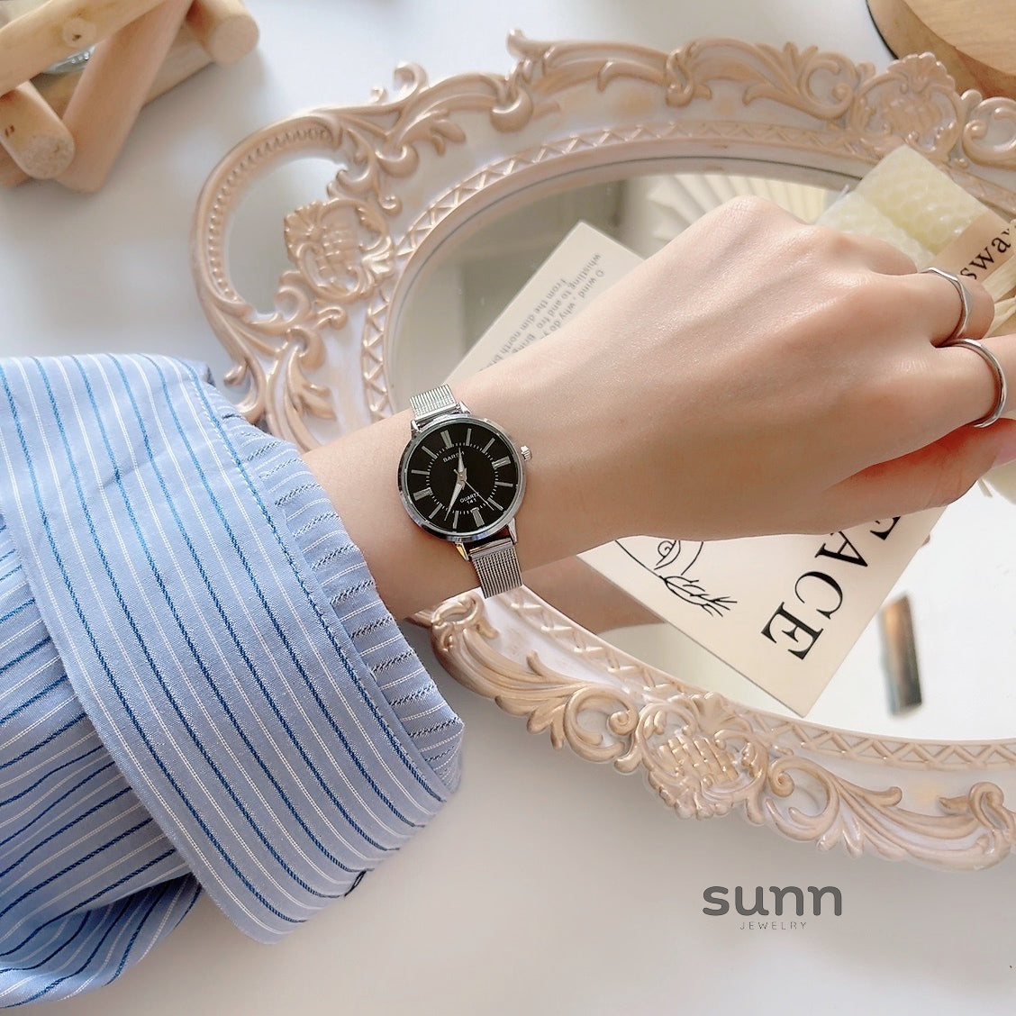 Zyanna Steel Quartz Watch [PR0VPUKU]