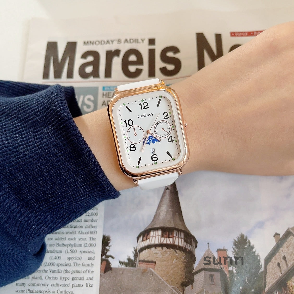 Zyla Modern Square Quartz Watch [7TVC1FGE]